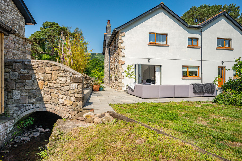 Rear Elevation and Side Path- click for photo gallery